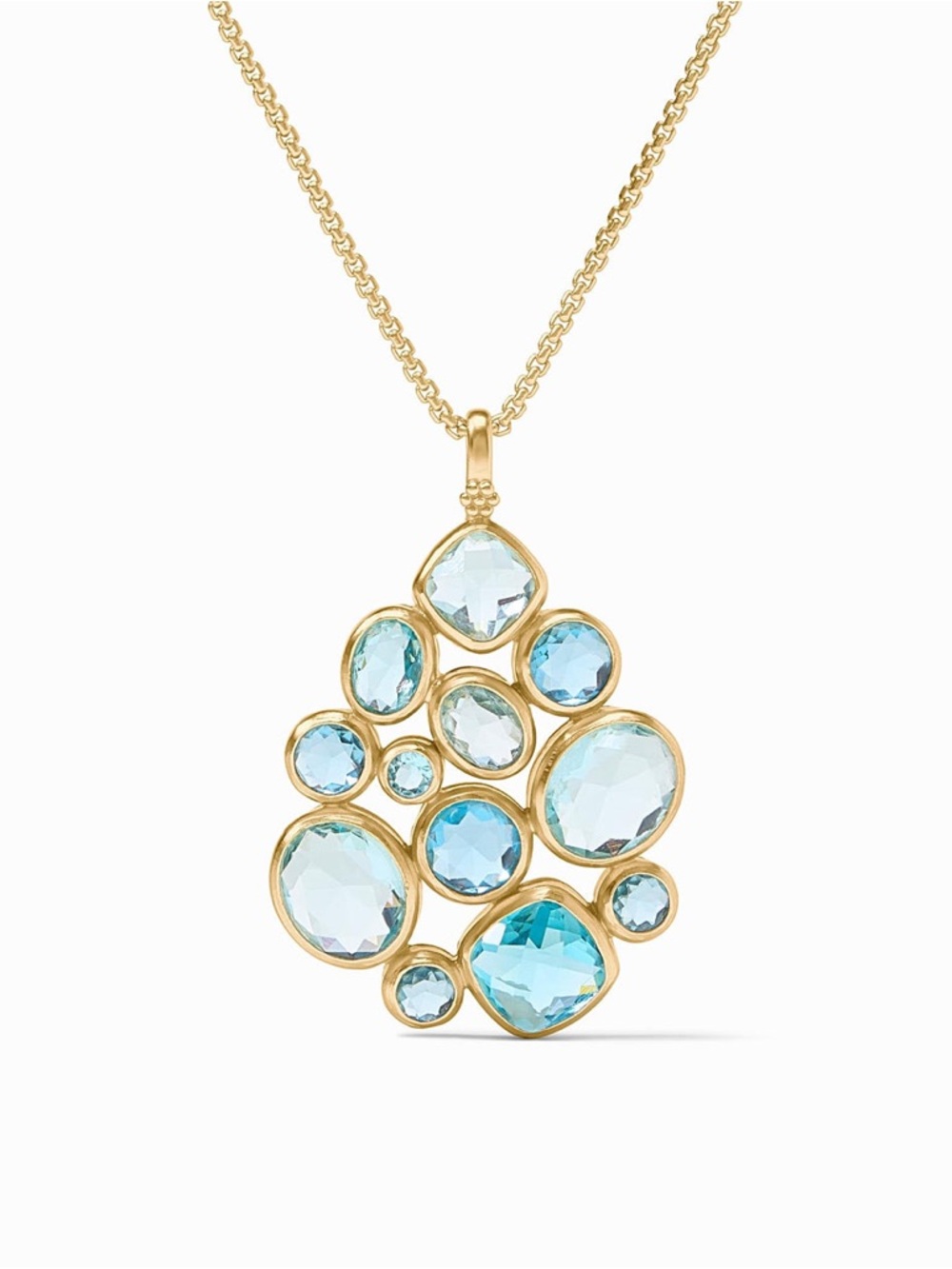 NWOT Julie Vos Kaleidoscopes Statement Pendant Necklace